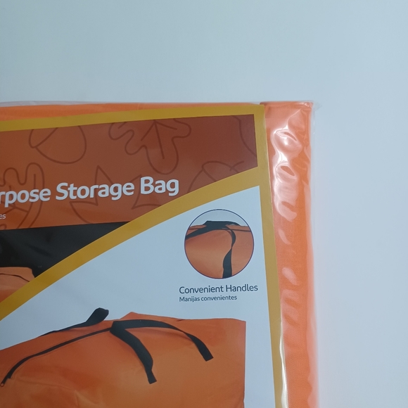 Harvest 25 Gallon All Purpose Storage Bag NEW Orange -Handles & Zipper - Picture 4 of 8